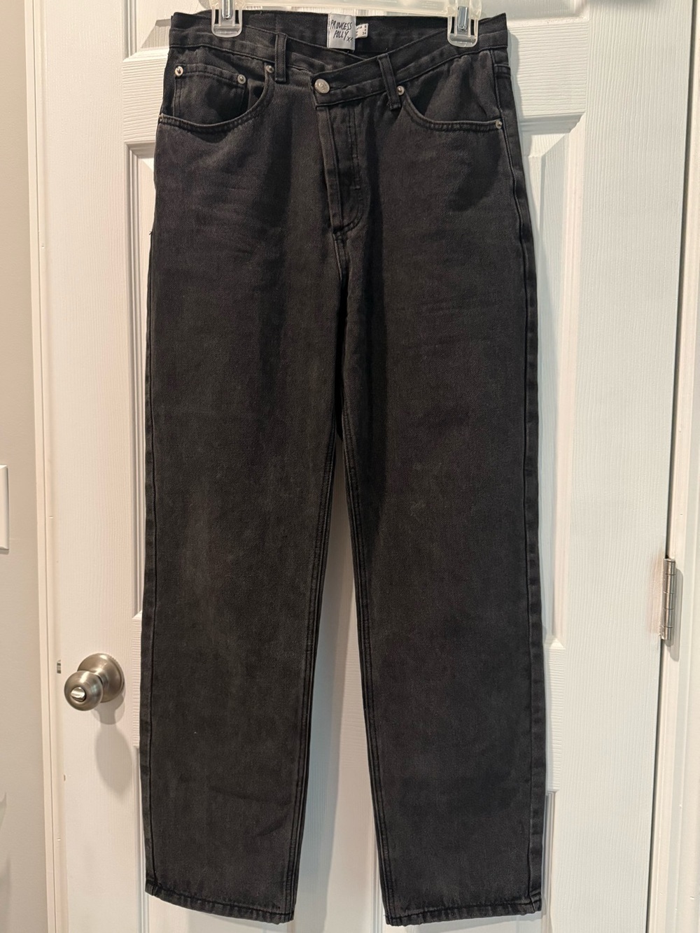 Princess Polly Black High-Rise Jeans
